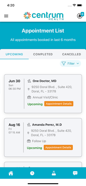 Centrum Health Screenshot 2