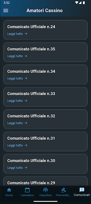 Amatori Cassino Screenshot 3