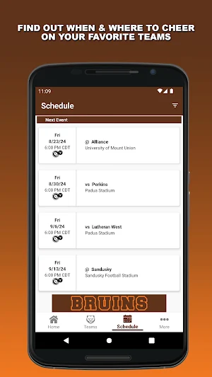 Padua Bruins Athletics Screenshot 1