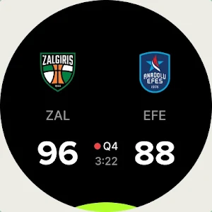Žalgiris Watch app Screenshot 0