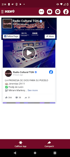 Radio cultural tgn Screenshot 3