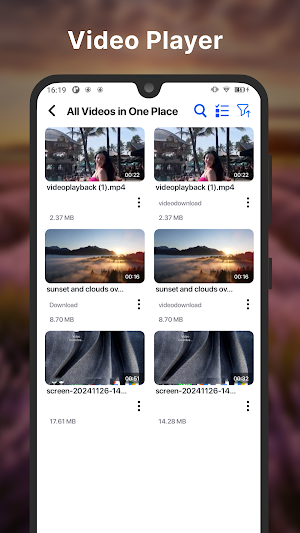 X Video Player HD Music Player Screenshot 1