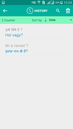 Hungarian Punjabi Translator Screenshot 3