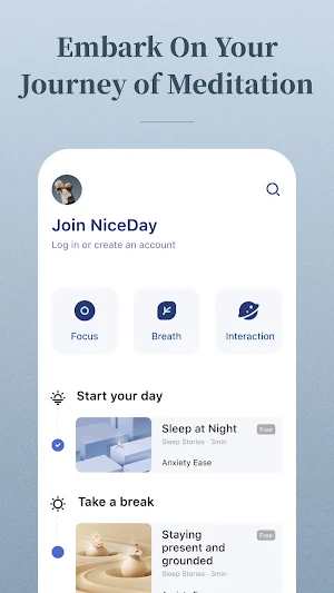 NiceDay - Meditation & Sleep Screenshot 2