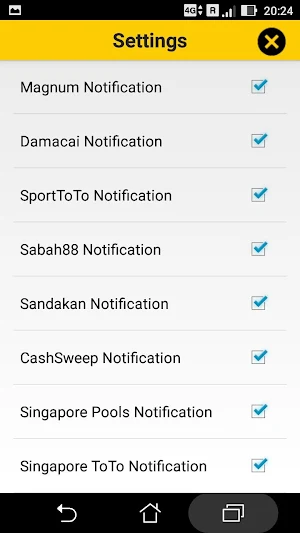 Live 4D Results MY & SG Screenshot 3