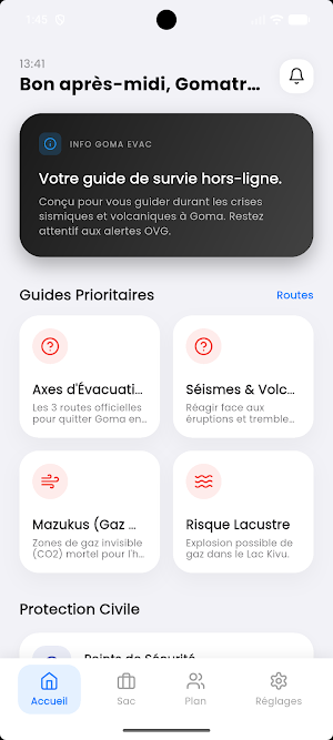Goma Evac Screenshot 0