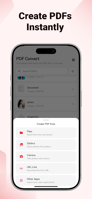 Image to PDF Converter Scanner Screenshot 1