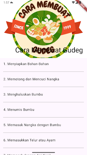 Cara Membuat Gudeg Screenshot 0