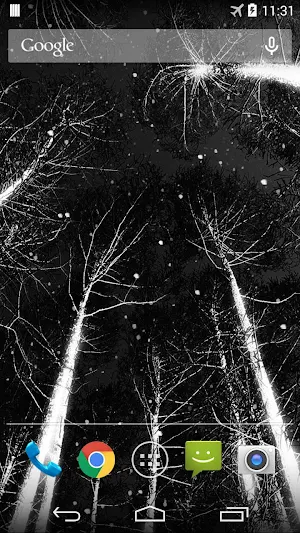 Dark Snow Live Wallpaper Screenshot 0