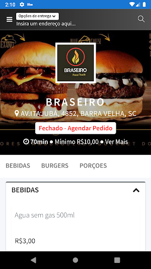 Braseiro Food Truck Screenshot 0