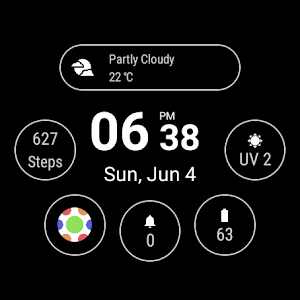 Pixel Slick Watch Face Screenshot 3