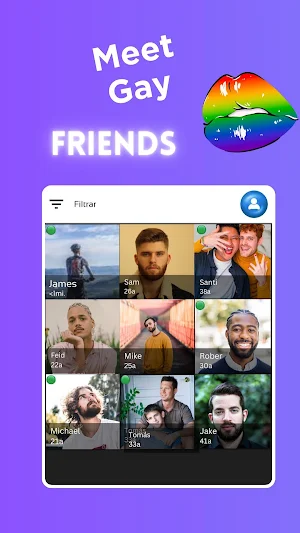 Meet Gay – Men Dating & Chat Screenshot 0