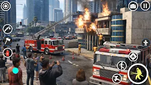 Us Firefighter City Rescue Sim Screenshot 2