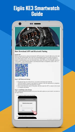 Eigiis KE3 Smartwatch Guide Screenshot 3