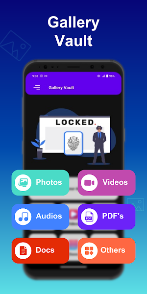 Gallery Vault- Hide photo lock Screenshot 0