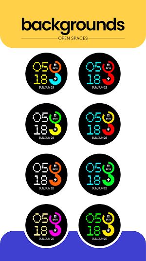 Neon Volt Watch Face Screenshot 3