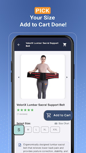 VeloriX PainRelief Screenshot 1