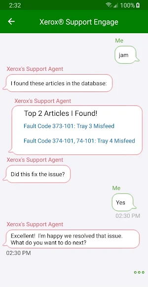 Xerox® Support Engage Screenshot 2
