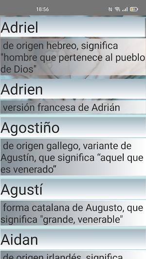 Gran App de los Nombres - Nomb Screenshot 2