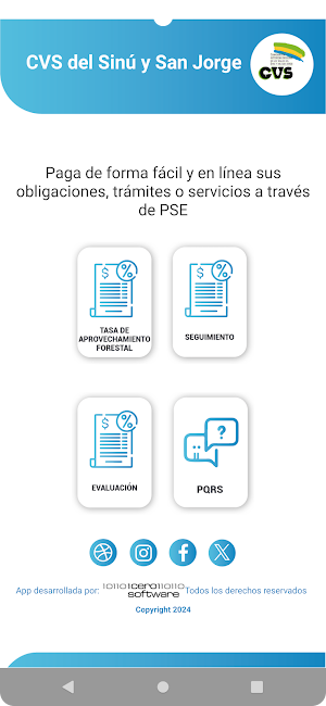 Trami App Corporacion del Sinu Screenshot 1