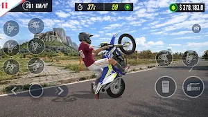 Wheelie Bike Challenge 3D Screenshot 0