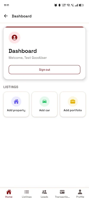 Afrirentals Screenshot 1