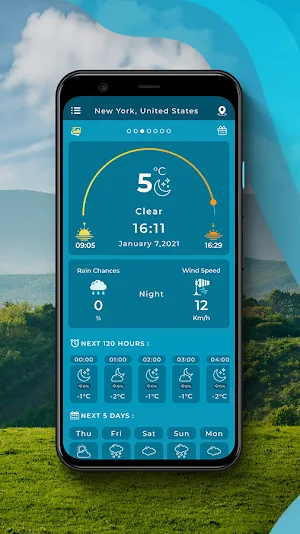 iOweather - Weather Forecast, Radar and Widgets Screenshot 1