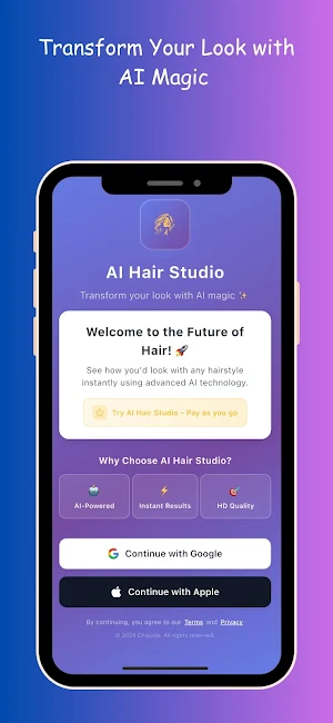 AI Hair Studio Screenshot 0