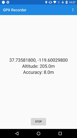 GPX Recorder Screenshot 0