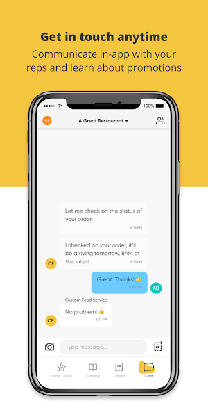 Custom Food Service screenshot 4