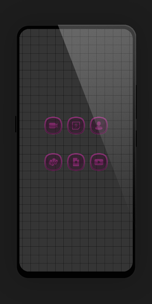Matte Glass Pink Icon Pack Screenshot 1