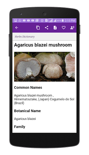 Herbs Dictionary Screenshot 2