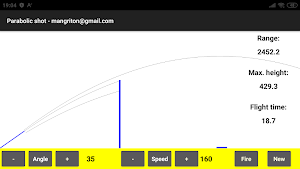 Parabolic shot Screenshot 1