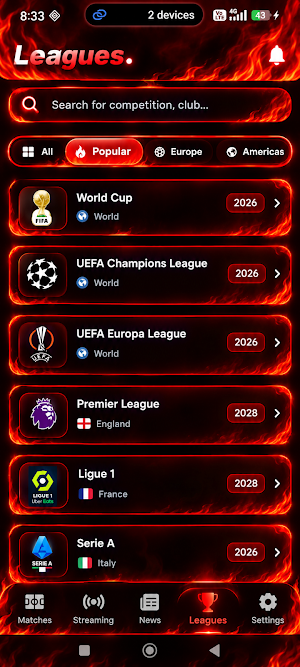 CricFy Football App 2026 Screenshot 3