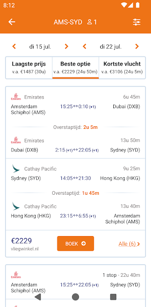 Lowcostairlines.nl Screenshot 2