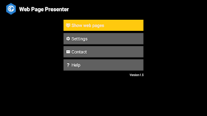 Web Page Presenter Screenshot 0