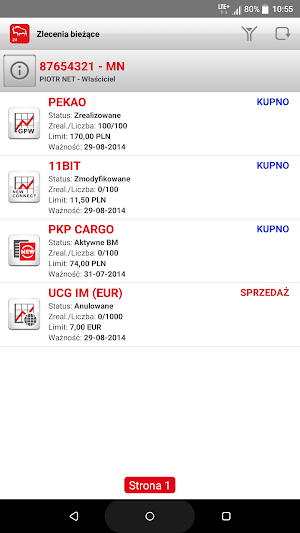 Pekao24Makler Screenshot 3