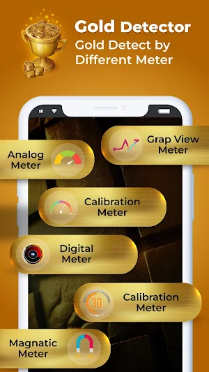 Gold Metal Detector App Screenshot 2