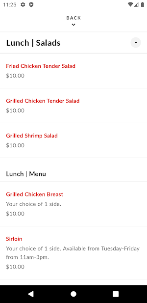 Shades Cafe & Steakhouse Screenshot 2