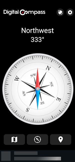 Digital Compass Navigator Screenshot 0