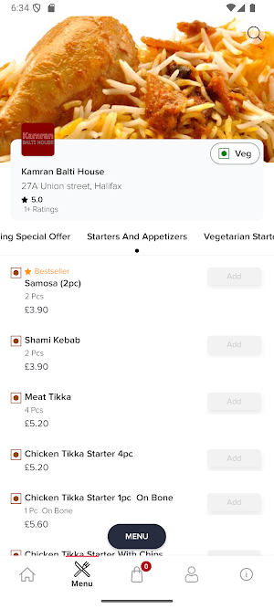 Kamran Balti House Screenshot 2