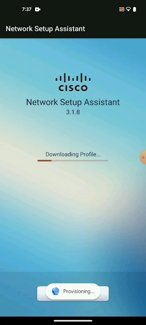 Cisco Network Setup Assistant Screenshot 1