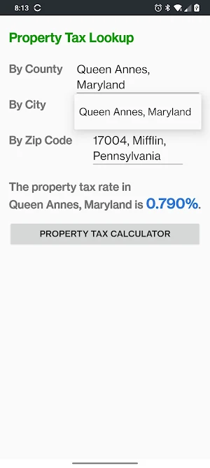 Property Tax Screenshot 0