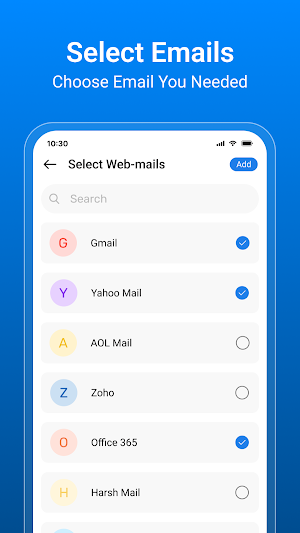 Universal email: All Accounts Screenshot 3