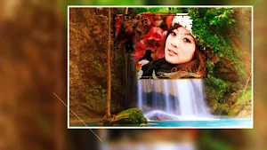 Beautiful Waterfall Photo Frames Greeting Cards Screenshot 3