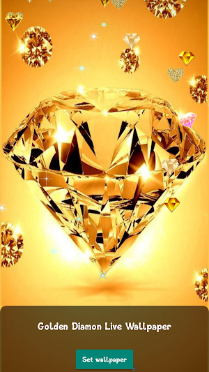 Golden Diamond Live Wallpaper Screenshot 1