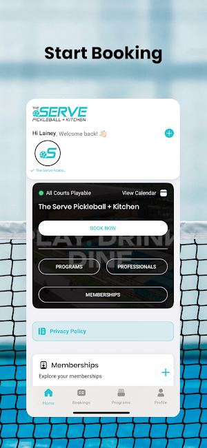 The Serve Pickleball + Kitchen Screenshot 1