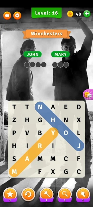 Supernatural Word Search Screenshot 3