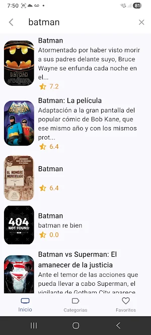 PelisInfo Screenshot 1