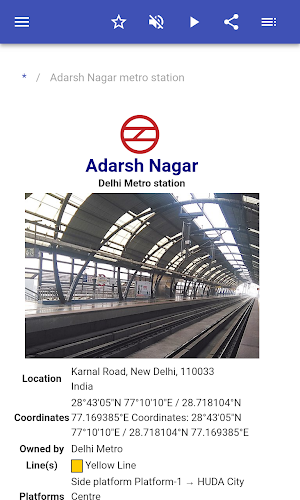 Delhi metro stations Screenshot 1